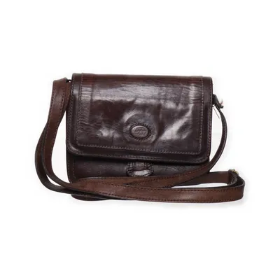 Shoulder-bag (Brown) from Leather Land Leather