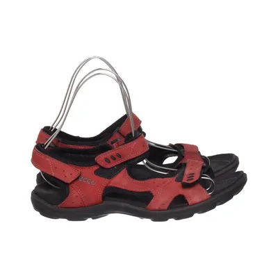 Sandales (Rouge, Noir) de Ecco Cuir
