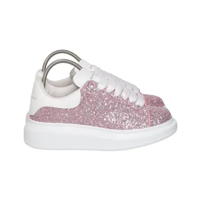 Sneakers (Magenta White Glitter) van Alexander McQueen