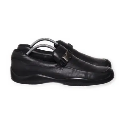 Loafers (Zwart) van Prada Linea Rossa Leer