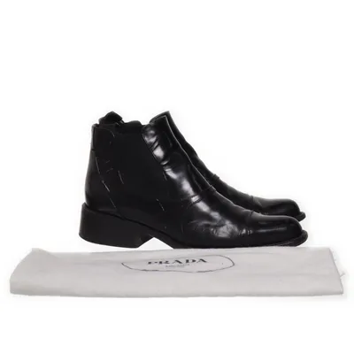 Chelsea boots (Sort) fra Prada Læder