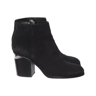 Bottes à talons (Noir) de Alexander Wang Daim