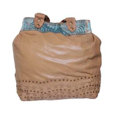 Handtas (Bruin, Blauw, Meerkleurig) van George Gina & Lucy Leer, Katoen