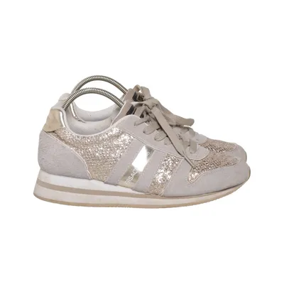 Sneakers (Grå, Guldfärgad) från Versace Jeans Mocka
