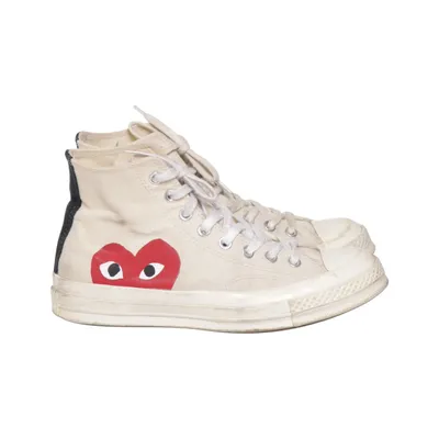 Tygskor (Vit) från Comme des Garçons PLAY x Converse
