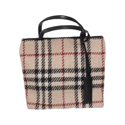 Handbag (Beige, Black, Red) from Burberry
