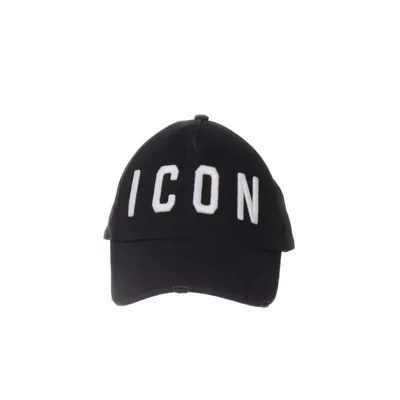 Baseball cap (Black) from Dsquared2 Cotton