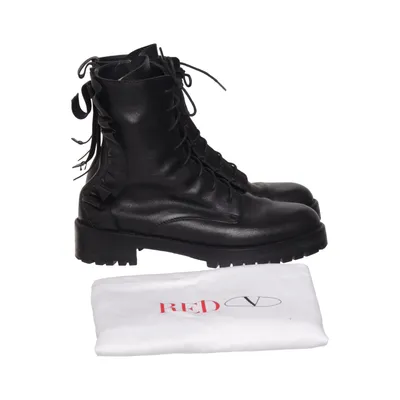 Laced boots (Black) from Red Valentino Leather