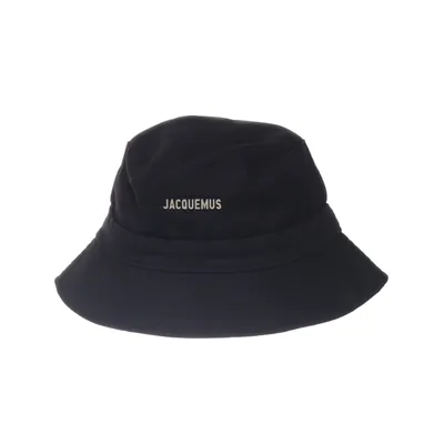 Bucket hat (Black) from Jacquemus Cotton