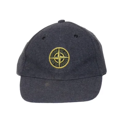 Baseballkeps (Grå, Blå) från Stone Island Junior Polyamid, Polyester, Ull