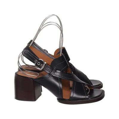 Sandaletten (Schwarz) von Chloé Leder