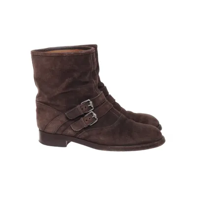 Enkellaarzen (Cirano Lux) van Gucci Suède