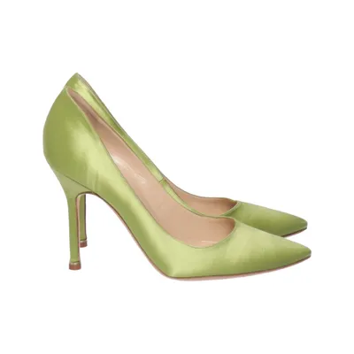 Pumps (Green) from Manolo Blahnik Leather
