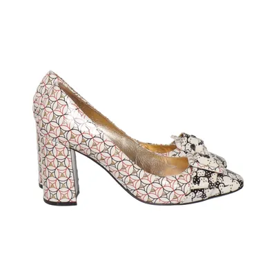 Pumps (White, Multicolored) from Bottega Veneta Leather