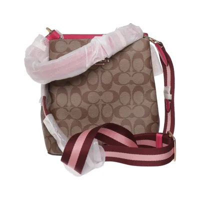 Skuldertaske (Brun, Pink) fra Coach