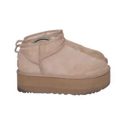Ankelstøvler (Classic Ultra Mini Platform) fra UGG Læder