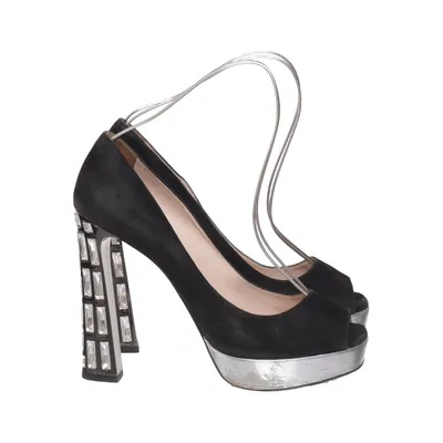 High heels (Black) from Miu Miu Leather