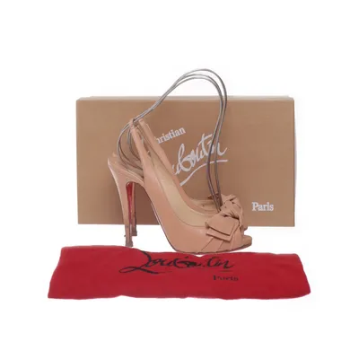 Sandaletten (Beige) van Christian Louboutin Leer