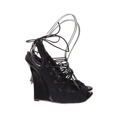 Chaussure compensées (Noir) de Manolo Blahnik