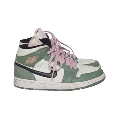 Sneakers (1 Mid) van Nike Air Jordan Leer