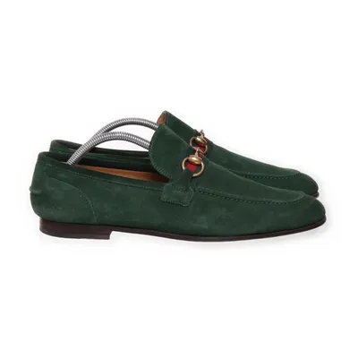 Loafers (Grön) från Gucci Mocka