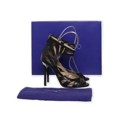 Højhælede sandaler (Sort) fra Jimmy Choo for H&M Læder