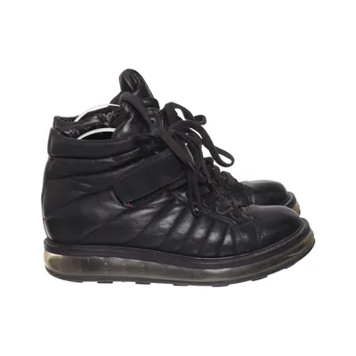 Laced boots (Black) from Prada Leather