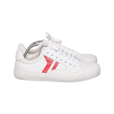 Canvas shoes (White, Red) from Celine