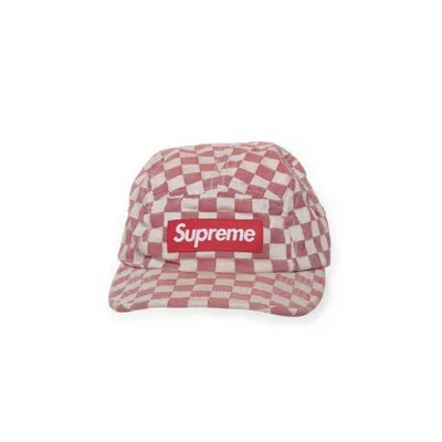 Keps (Röd, Vit) från Supreme