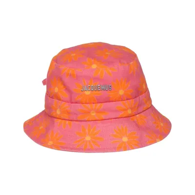 Bucket hat (Roze, Oranje, Meerkleurig) van Jacquemus Katoen