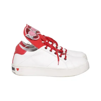 Baskets (Blanc, Rouge) de Moschino
