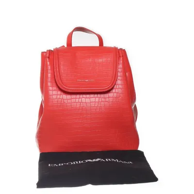 Ryggsäck (Röd) från Emporio Armani Skinnimitation