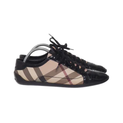 Sneakers (Zwart, Bruin) van Burberry Leer