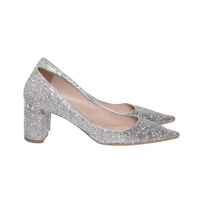Escarpins (Argent) de Miu Miu Cuir