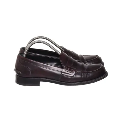 Loafers (Brown) from Prada Leather