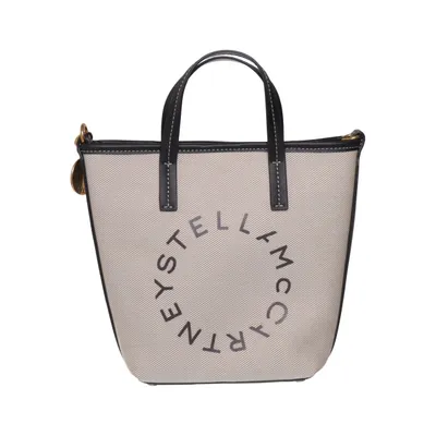 Sac à main (Beige, Noir) de Stella McCartney for H&M Coton, Polyester, Polyuréthane