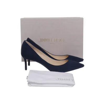 Hakken (Blauw) van Jimmy Choo Suède