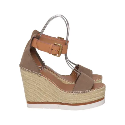 Sleehakken (Bruin, Beige) van See by Chloé