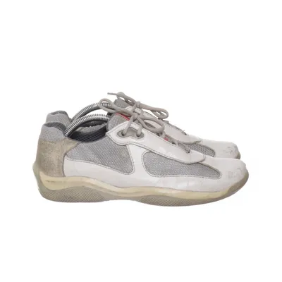 Baskets (Gris, Blanc) de Prada Linea Rossa