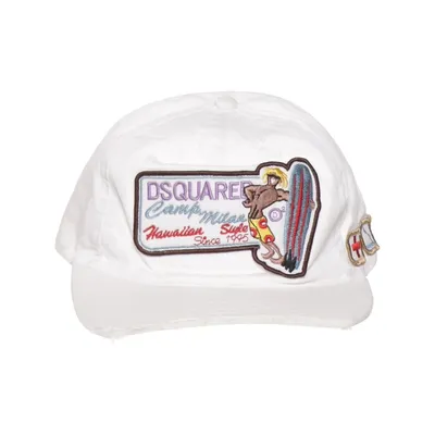 Baseballkeps (Vit, Flerfärgad) från Dsquared2