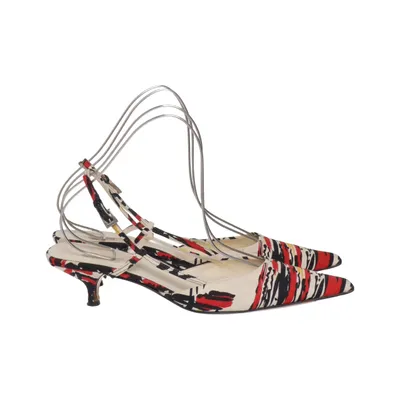 Højhælede sandaler (Venezia Vintage) fra Prada Læder