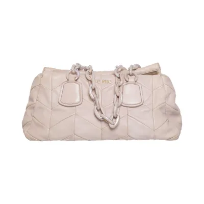 Sac à main (Beige) de Miu Miu Cuir