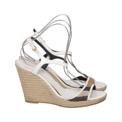 Wedges (White, Beige, Multicolored) from Burberry