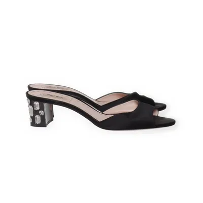 Mules (Svart) från Miu Miu