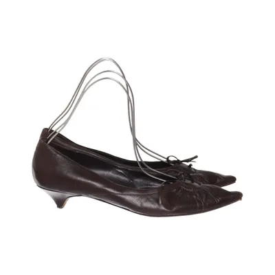 Pumps (Brown) from Marni Leather