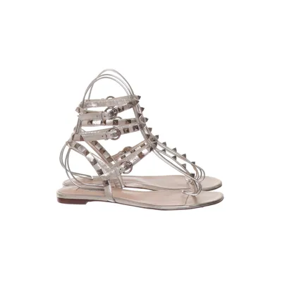Sandalen (Rockstud Flat ) van Valentino Garavani Leer