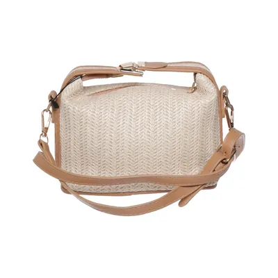 Sac à bandoulière (Beige, Marron)
