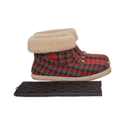 Boots (Horsebit Accent Wool Boots) från Gucci