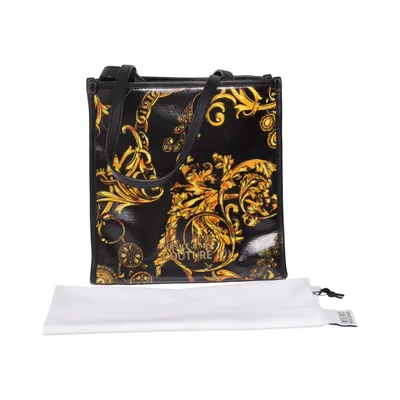 Handväska (Svart, Guldfärgad, Flerfärgad) från Versace Jeans Couture
