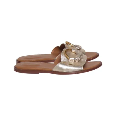 Slip-ins (Gold) from See by Chloé Leather